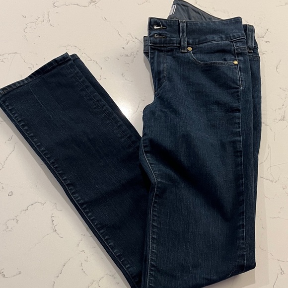 PAIGE Dark Blue Women's Straight Leg Jeans - Picture 1 of 6